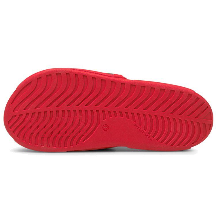 Puma Royalcat Comfort Sandals Velcro Rubber Sole Slide Sandals Unisex Sandals Black Red 372280-07