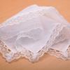White Lace Handkerchief for Women Wedding Handkerchief Pocket Handkerchief for Bride Groom Wedding Gift