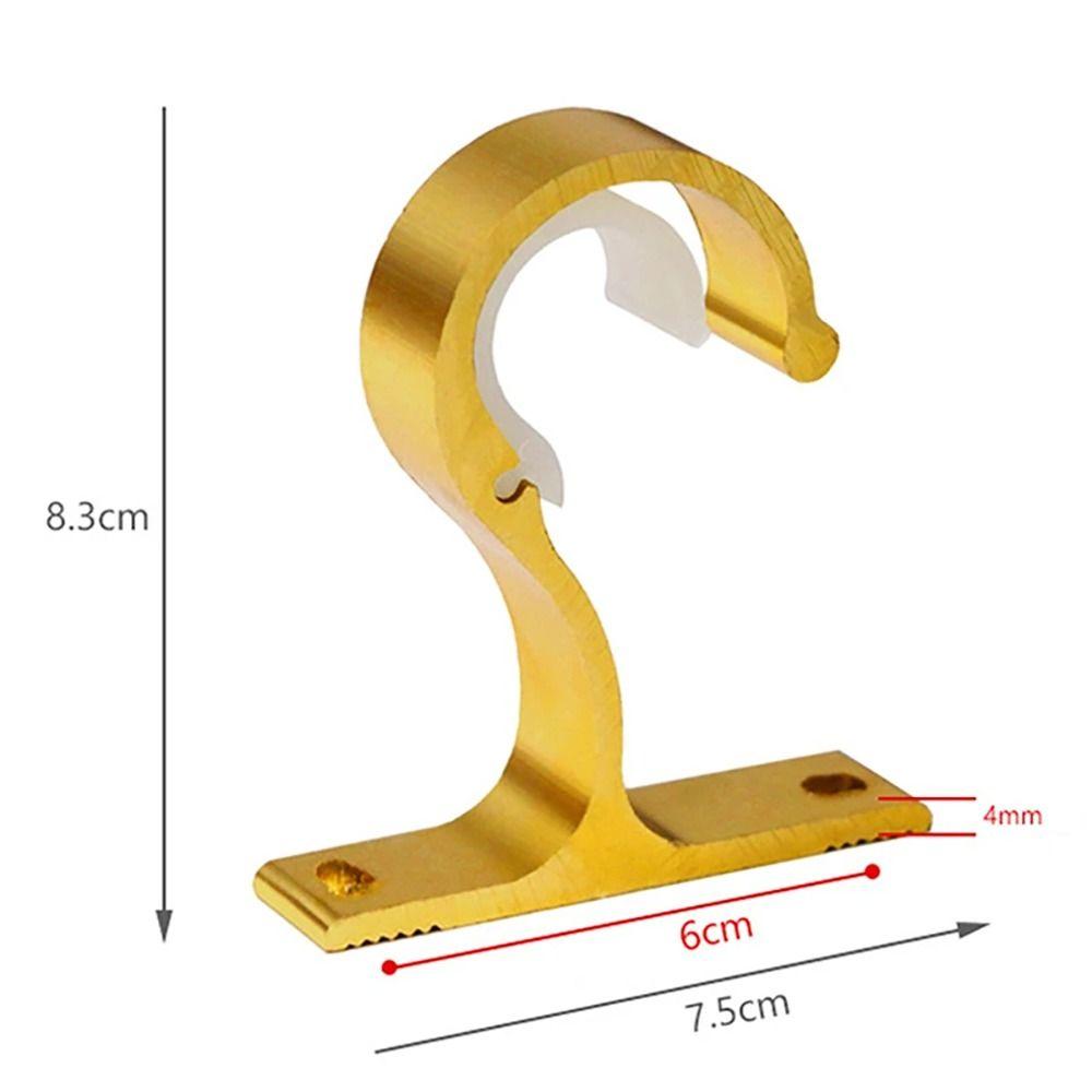 1Pc Home Ceiling Rod Installation Hook Wall-Mounted Drapery Hanging Rack  For Kitchen Living Room