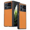 For TECNO Phantom V Fold2 Case PU Leather Coated PC Anti-Drop Folding Phone Cover