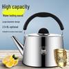 Whistling Stainless Steel Kettle for Gas & Induction Stoves, Large Capacity.