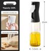 Glass Oil Sprayer Bottle for Air Fryer – Edible Mist Spray for Cooking and Oil Control