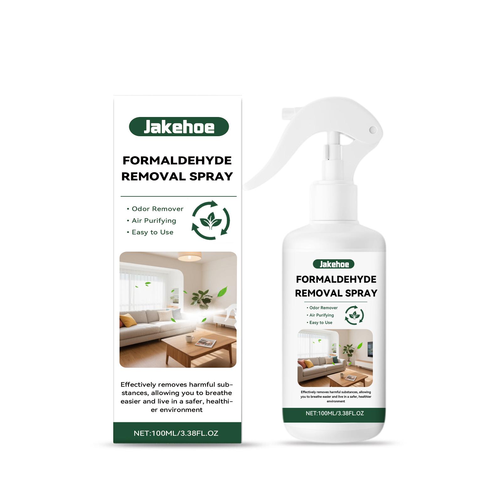 100 мл спрей Jakehoe для удаления формальдегида, бытовой, для нового дома, офиса, удаление запаха, очищающий спрей