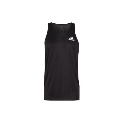Solid Color Letter Logo Running Tank Top Men Tops Black HB7457