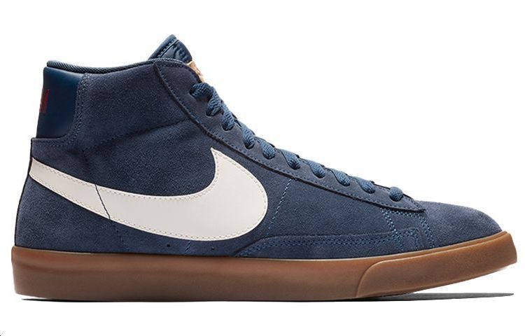 Nike Blazer Mid Mid Tops Retro Navy Blue 371761-406