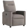 vidaXL Fauteuil Inclinable Taupe Tissu