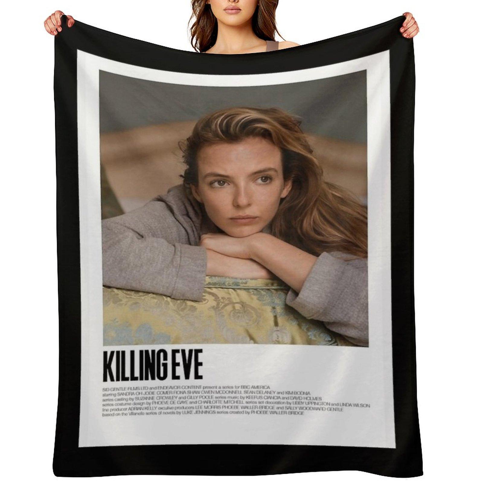 

Killing Eve - Jodie Comer Throw Blanket Blankets For Bed Winter beds Thermal bed plaid Blankets 30x40in