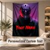 Tapestry Custom Name Text, Wall Hanging Tapestry Home Room DecorFriday the 13th Jason Voorhees
