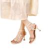New summer stiletto with skirt, beautiful sandals, high heels, temperament commuter Roman shoes