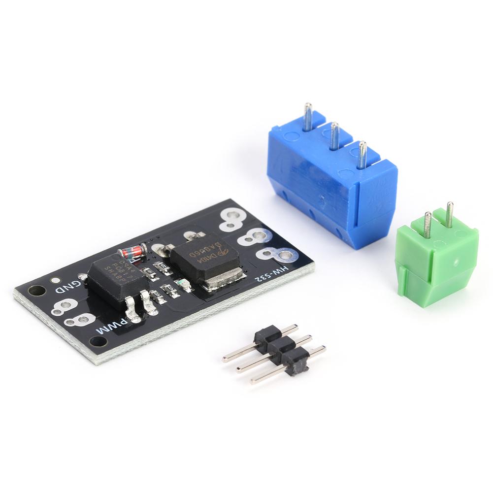 

1-50PCS Isolated MOSFET MOS Tube FET Module HW-532A D4184 FET Module Replacement Relay Board for Motor Start Stop Control