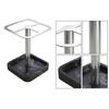 Modern Resin Toothbrush Holder Stand with 304 Stainless Steel Support for Electric Toothbrush and Essentials Organization