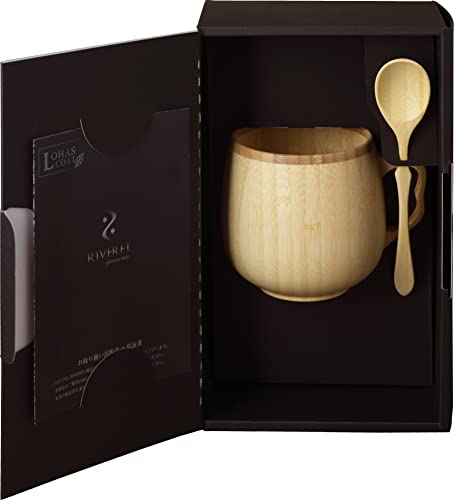 RIVERET Cafe au Lait Mug + Spoon (White)