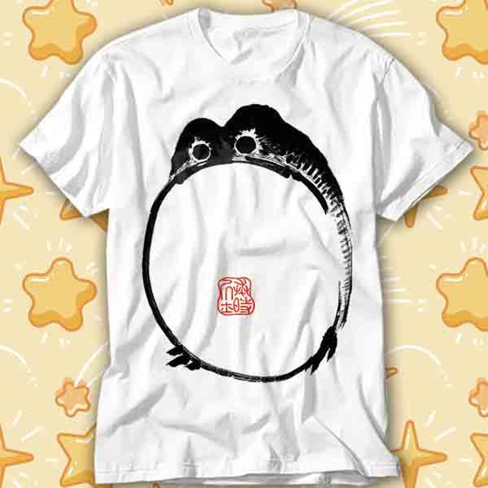 Sad Frog Japanese Art Matsumoto Hoji Meika Gafu Toad Demons T-Shirt 574 2XL