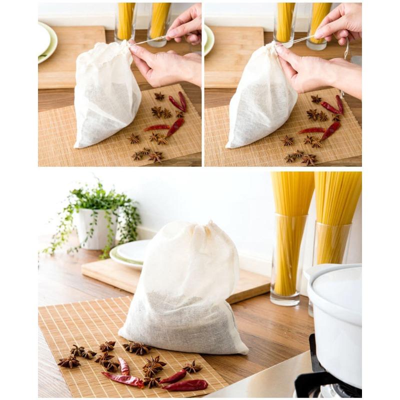 Kitchen Strainer Bags Cotton Filter Screen for Tofu Butter Cheese Milk Coffee Tools Home Dining Bar Gadgets Gauze Mesh