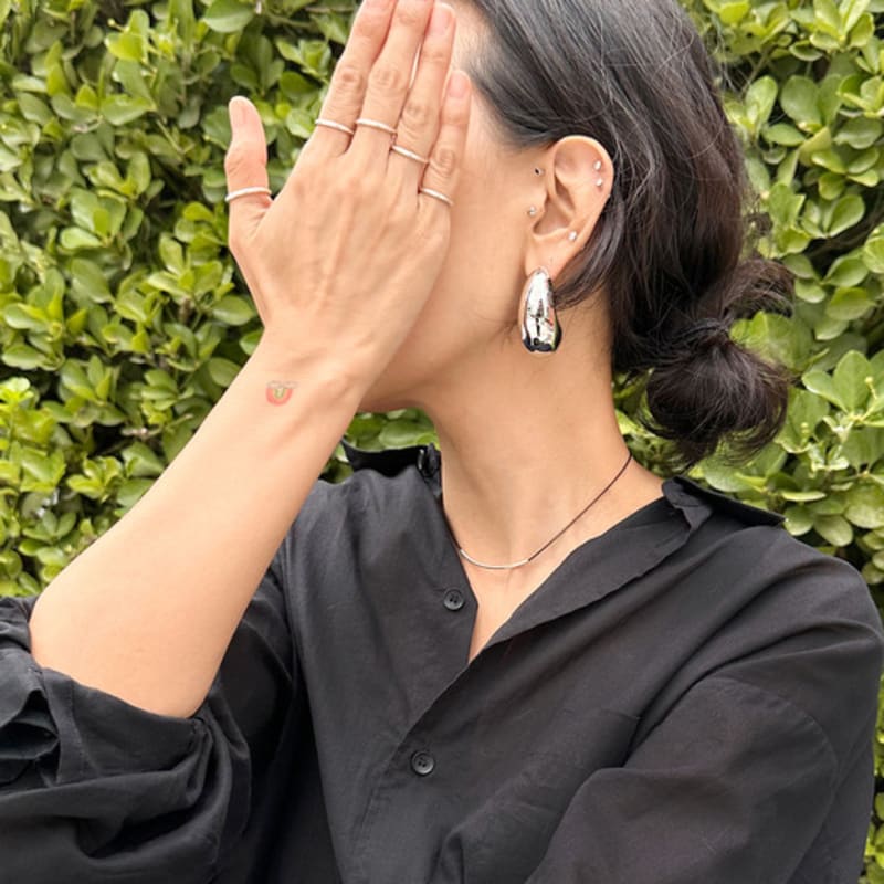 

andseeyou Bold Earrings-JR0200 silver
