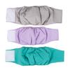 3 Pack Dog Belly Bands Washable Reusable Dog Diapers High Absorbing Male Dog Cat Wrap Panties Pet Incontinence Nappies