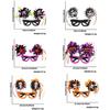 (Skull type A)Halloween Glasses Festive Glasses Tinsel Halloween Party Decorations Halloween Gift Unique