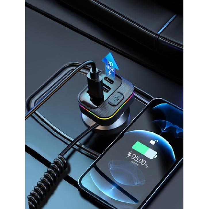 Car Charger Waterproof 6 Fast Charging Ports Auto Front Rear Seat Accessories
