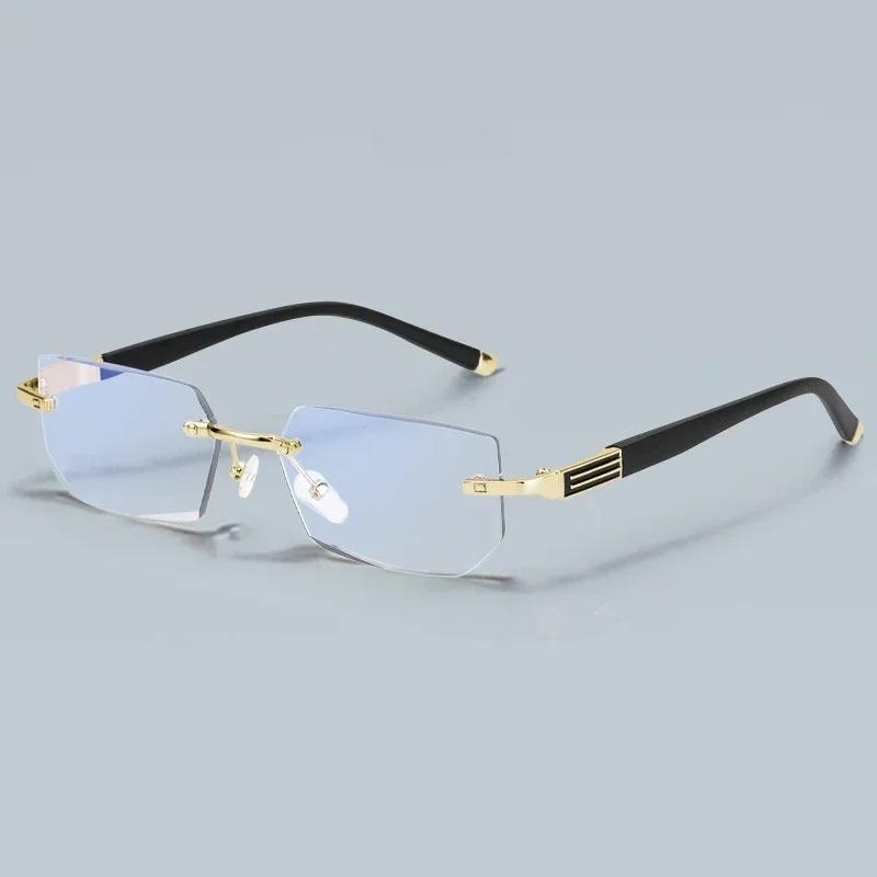 Reading Glasses for Men Women Transparent Blue Light Blocking Eyeglasses with Edgeless Design Diopter +1.0 To +4.0
