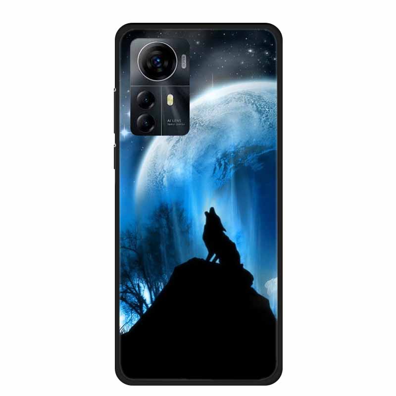 For ZTE Blade A72s 4G Case 2023 Fashion Cool Soft TPU Black Silicone Phone Cover for ZTE Optus X Max Back Cases Funda A 72s Etui