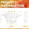 60Pieces Efficient Plastic Dessert Cups With 60 Matching Spoons Shatters Proof Ideal For Family Dining Event