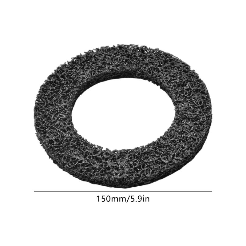 Professional Brake Disc Polishing Tool 150mm Wheel Hub Cleaner Automotive Polishing Brush Upgrades for 150mm Wheel Hubs