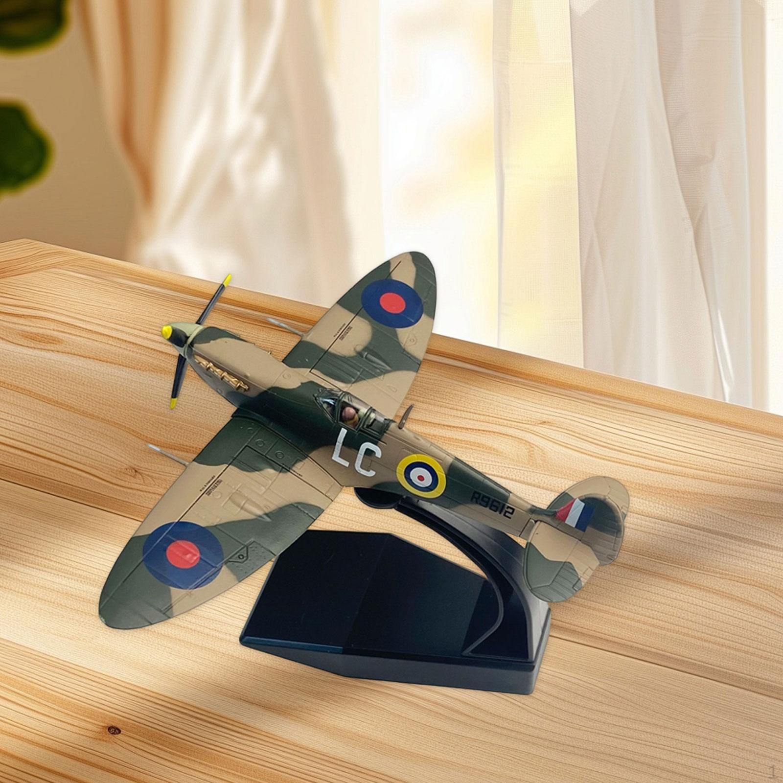 

1/72 Fighter Model Simulated Airplane Collectibles Toy Alloy Aircraft for TV Cabinet Home R9612