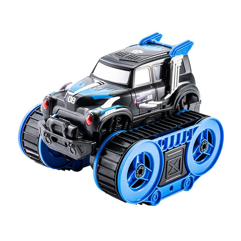 2.4G Amphibious Off-Road Climbing Car Children's Water Play Toy Waterproof Stunt Tracked Remote Control Car