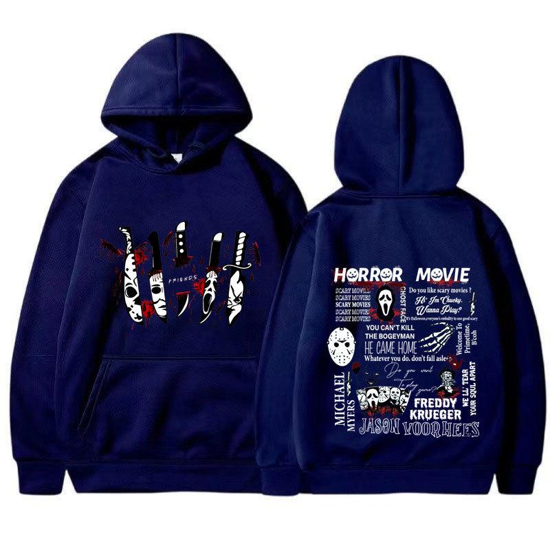 Přátelé Nůž Hororový Film Halloween Mikiny Ležérní Unisex Mikiny