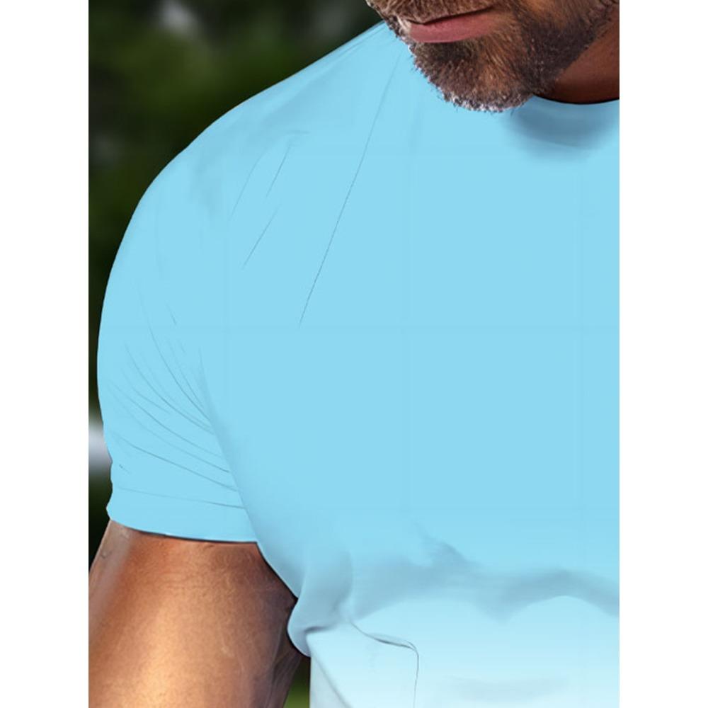 Men's Summer Color Changing Short Sleeved T-shirt