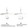 Ceiling Fan Hanging Fans 6 Leaves USB Outdoors Dual-Use Small Indoor for Camping Restaurant Canopy Tent Living Room