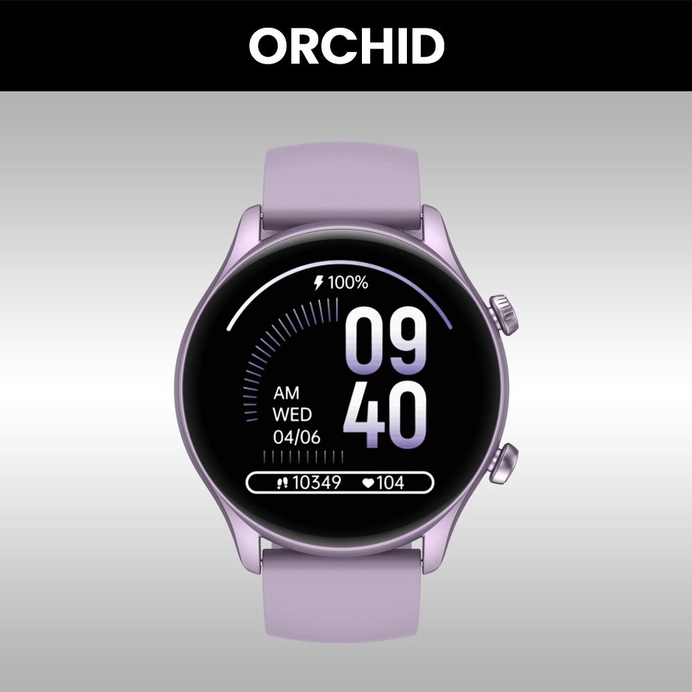 

New Btalk 3 Plus Voice Calling Smart Watch 1.39 Large HD Color Display Fitness Tracking Smartwatch for Men and Ladies орхидейный