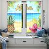 2 szt. Zasłona Aloha Hawajski Tropikalna Plaża Letni Krajobraz Dekoracje na Przyjęcie Urodzinowe Zasłony Całoroczny Urok Do Salonu