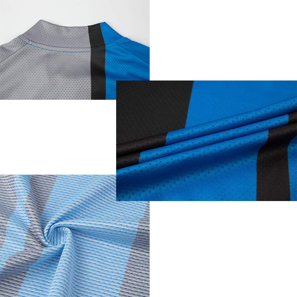 Wisdom Leaves Cycling Bib Pants, 4-Length, Quick-Drying, Breathable, Blue, Size M