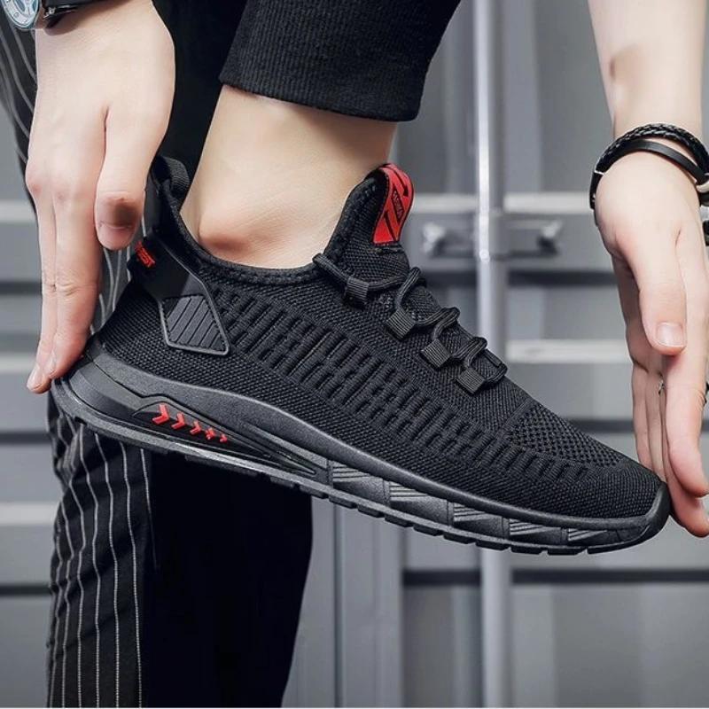 Men's Sports Shoes Stylish and Comfortable Running Outdoor Classic Casual Shoes Men's Mesh Sports Shoes Zapatillas De Hombre