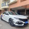 2 szt. Dla Honda Civic Type R 2016-2021 Błyszczący Czarny Kły Zderzaka Przedniego Dzielniki Płetwy Nóż Powietrzny