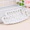 1Pc Silicone 3D Happy Birthday Mold DIY Ice Jelly Chocolate Mould English Letter Mold Bake Birthday Cake Decor Tool Mould