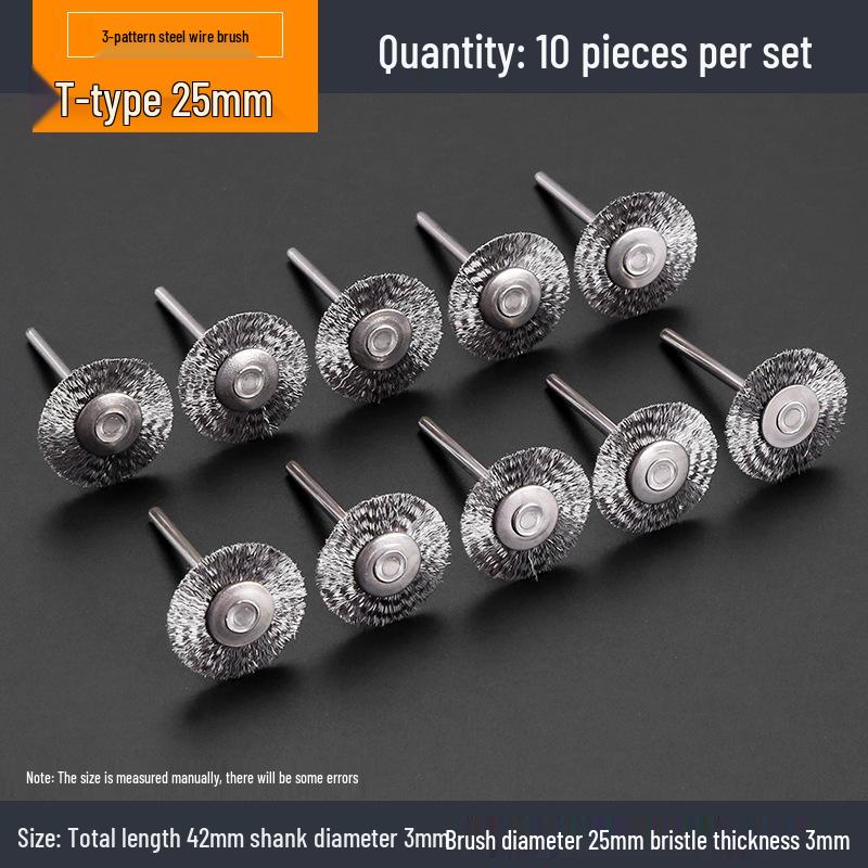 Electric Grinder Steel Wire Brush - Rust & Polishing Head for Walnut & Wenwan Grinding, Steel & Electric Brush.