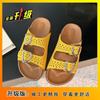 Hollow sandals retro super fire high-end thick-soled cool slippers heightened Boken slippers women's summer wear 2025 new models