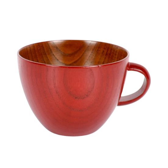 Dřevěný kelímek 350 ml/500 ml Snadno se čistí Japonský typ Miska na šťávu Nerozbitná sklenice