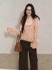 Yinhe Studio Korean Pink Knit Cardigan - Women's Fall 2026 Slimming High-End Design.