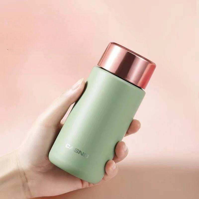 230ml 316 Stainless Steel Mini Insulated Bottle Outdoor Portable Simple Water Cup Pocket Small Thermos Bottle