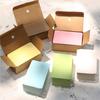 100pcs/box Kraft Paper Card Blank Business Card Message Thank You Card Writing Card Label Bookmark Learning Card