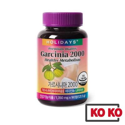 [Ferie] Premium Garcinia 2000 + vitamin B (90 ea) / Helse Metabolisme