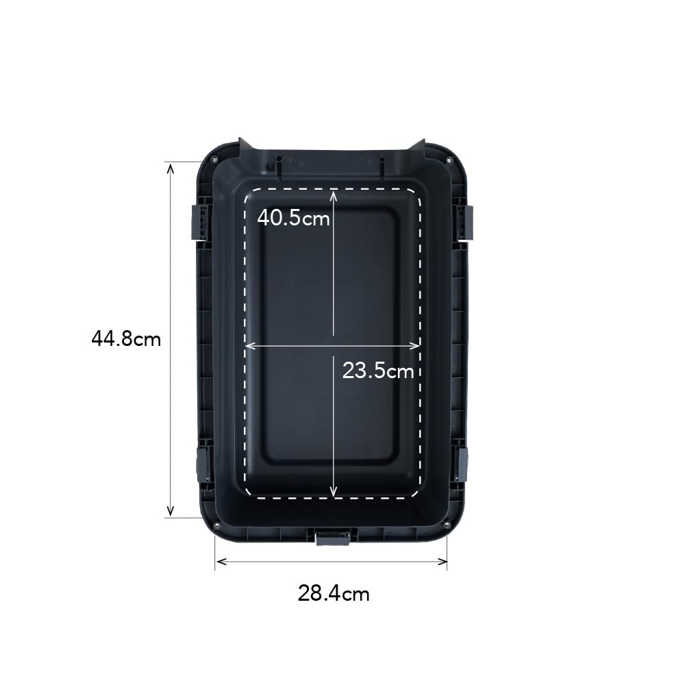 OFT Pet Kennel First Class Black Edition L50 W X D X Weight with Handles Indoor with IATA Safety Standards [External Dimensions 33.5cm 50.5cm 33.5cm