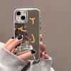 Handyhüllen für iPhone 11 13 XR 15 Pro Max 12 14 Pro Max Hülle iPhone 16 XS Max Spiegel Schutzhülle Mirror Exquisite Cartoon Wasserdicht
