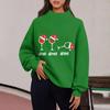 Women's Sweatshirt Sports Flannel Sweatshirt Long Sleeve Top Casual V-Neck Sweatshirt