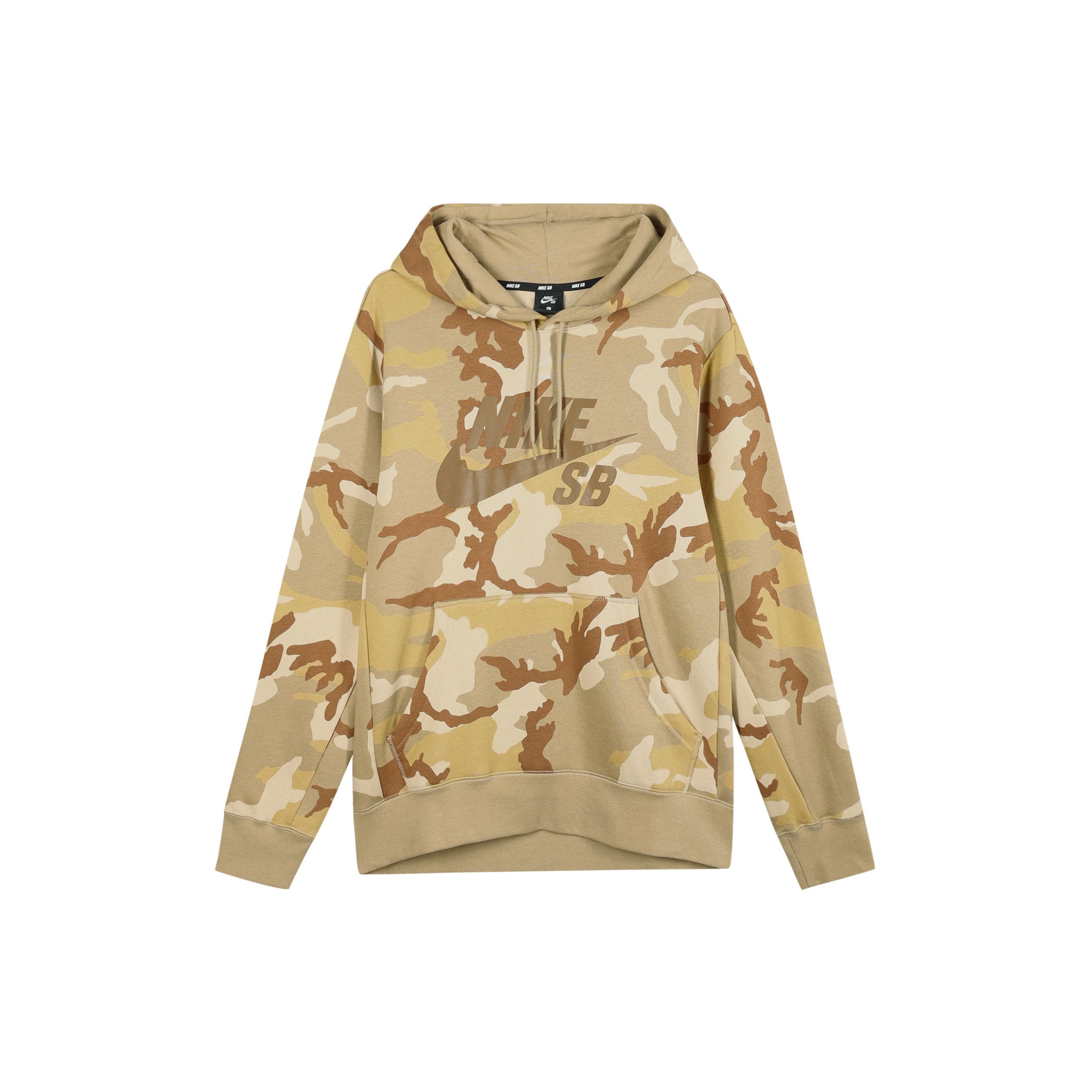 Nike SB Icon Hoodie Camo Beige AT9756-248 L