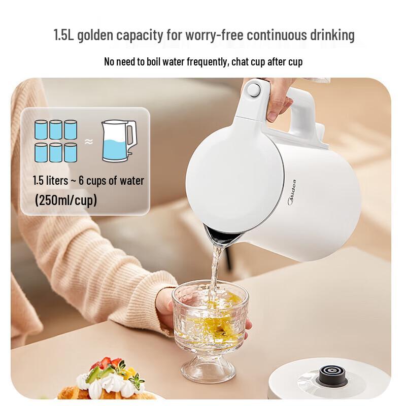 Midea 304 Stainless Steel Electric Kettle & Health Pot