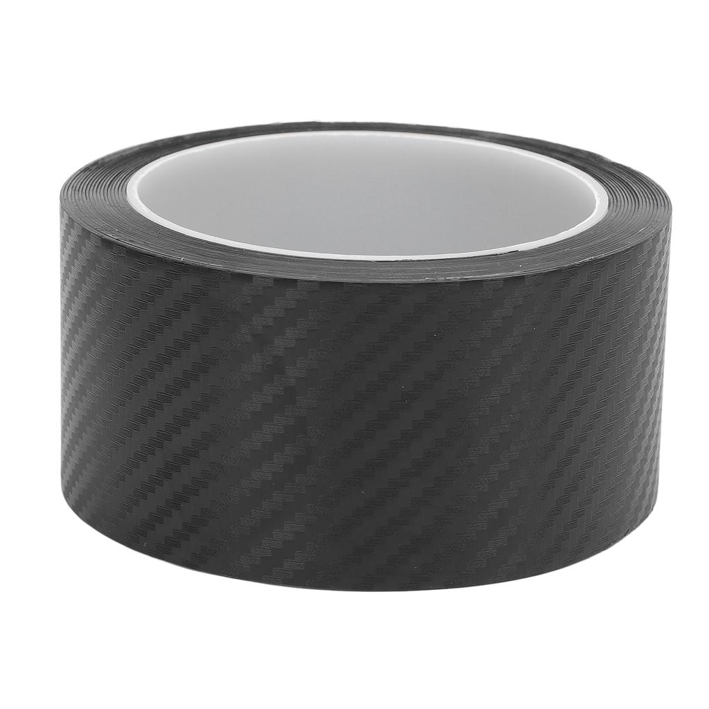 Car Door Edge Guard 16.5ft Length 2in Width Carbon Fiber Style Scratch Proof Water Resistant Door